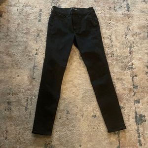 Express Sz 2 black high waisted skinny jeans